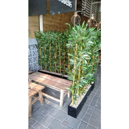 Pohon Partisi/Pohon Sekat Ruangan/Pohon Plastik/Penyekat Ruangan/Bambu Hias/Bambu Plastik/Artificial