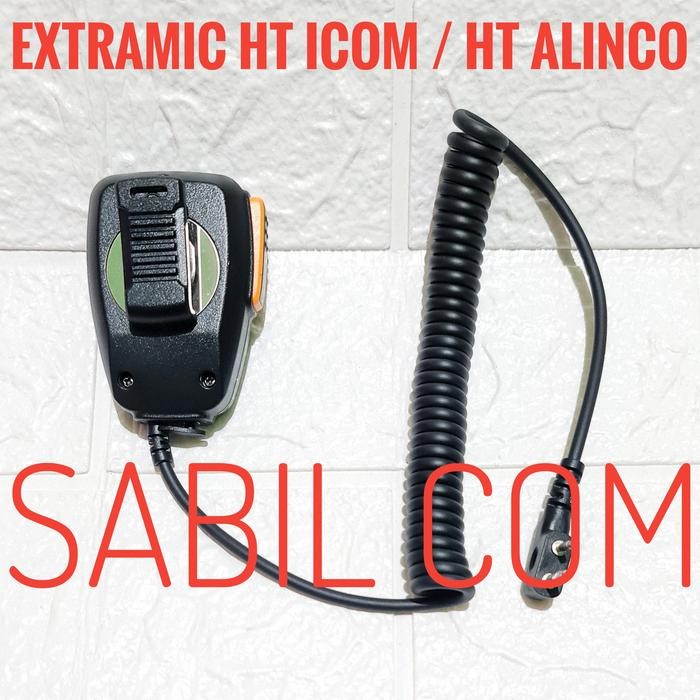 JTTOP" JUAL EXTRA MIC HT ICOM V8 / ICOM V80 - MIC HT ALINCO DJ CRX1 & CRX5
