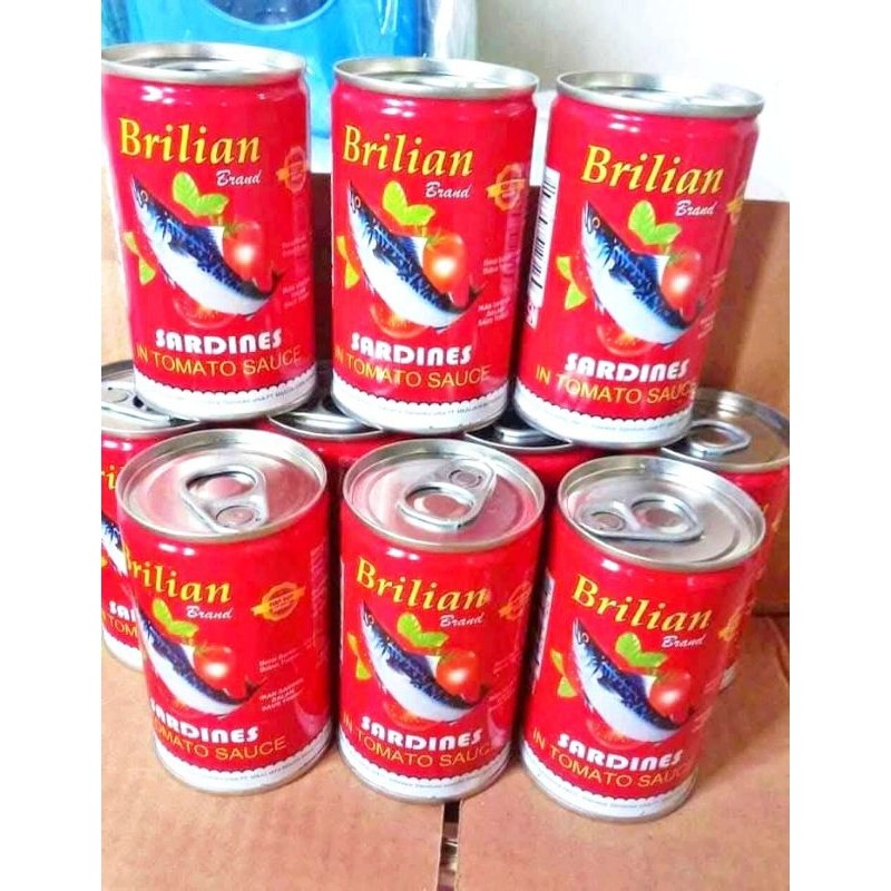 

Konter Makanan Sarden Brilian Per 5 Kaleng Kemasan 155Gr