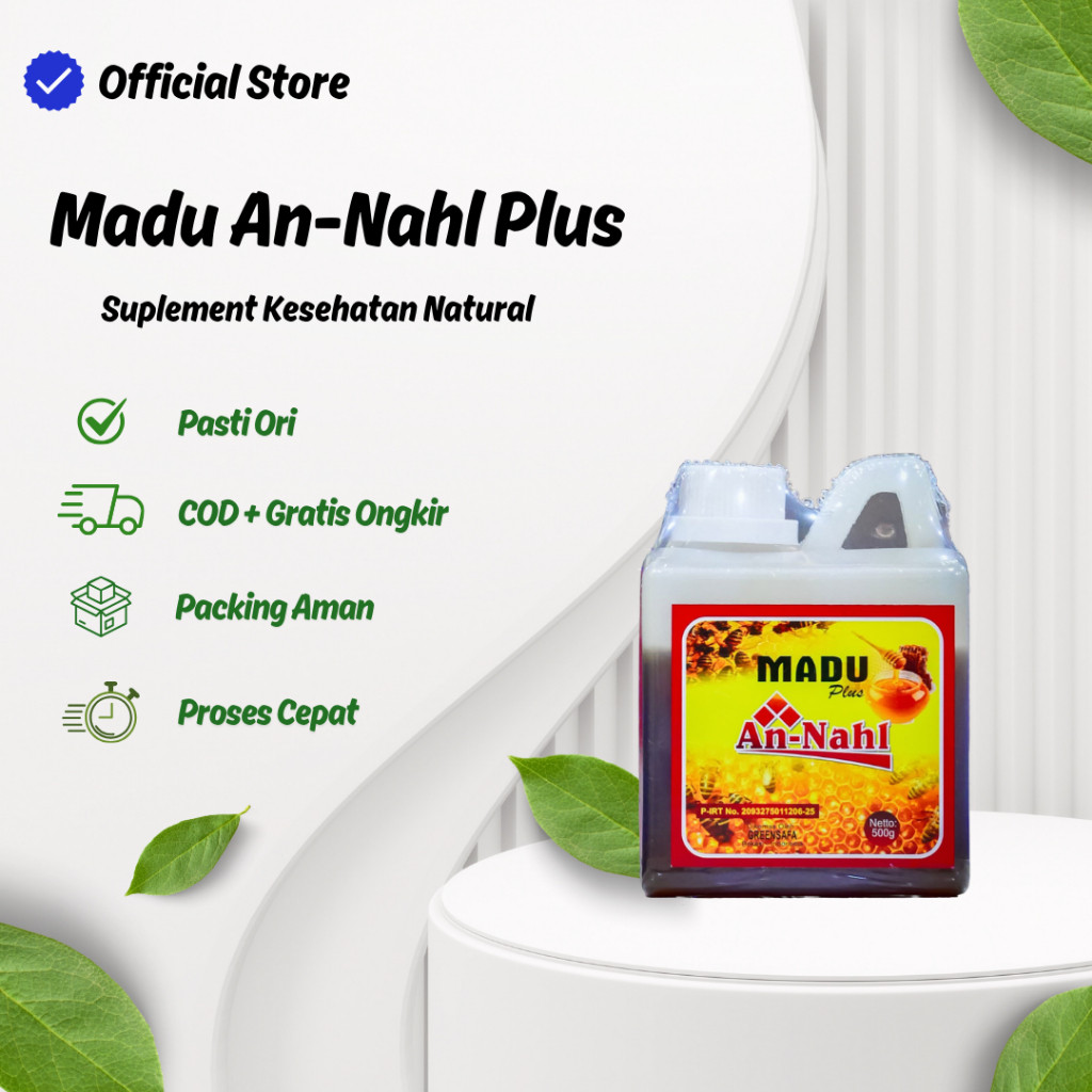 

Konter Makanan Madu An Nahl Plus 500Gr - Suplemen Kesehatan Natural