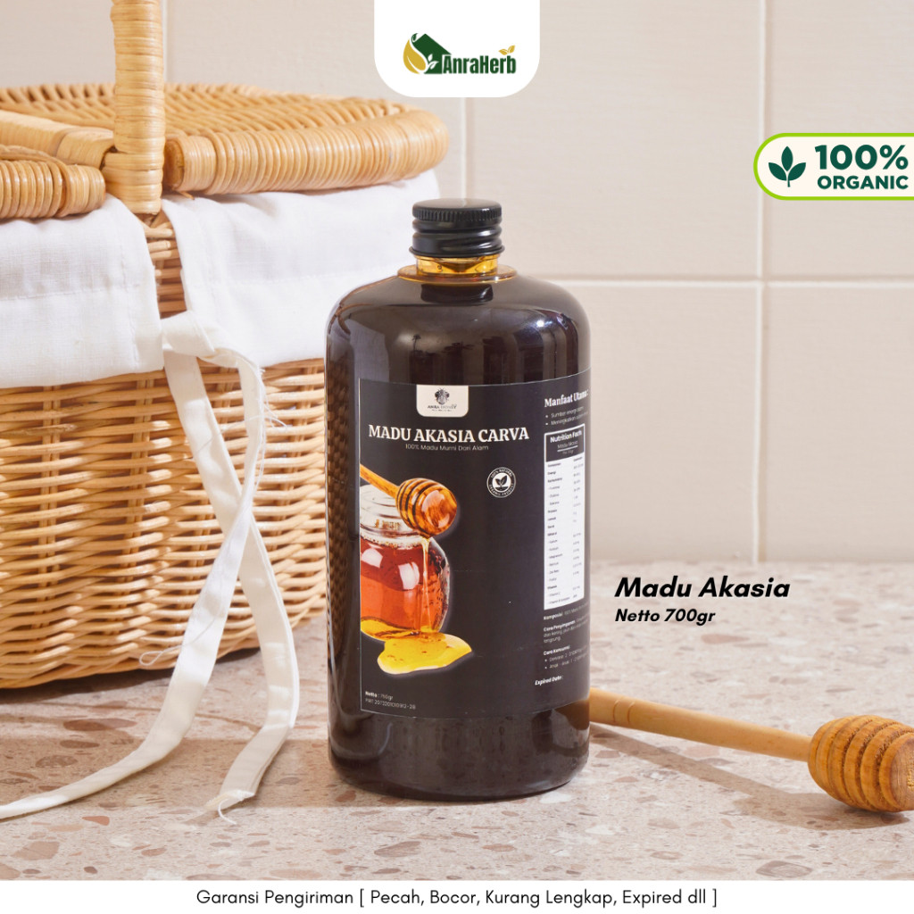

Konter Makanan Madu Akasia Carva 700Gr Alami By Anraherb