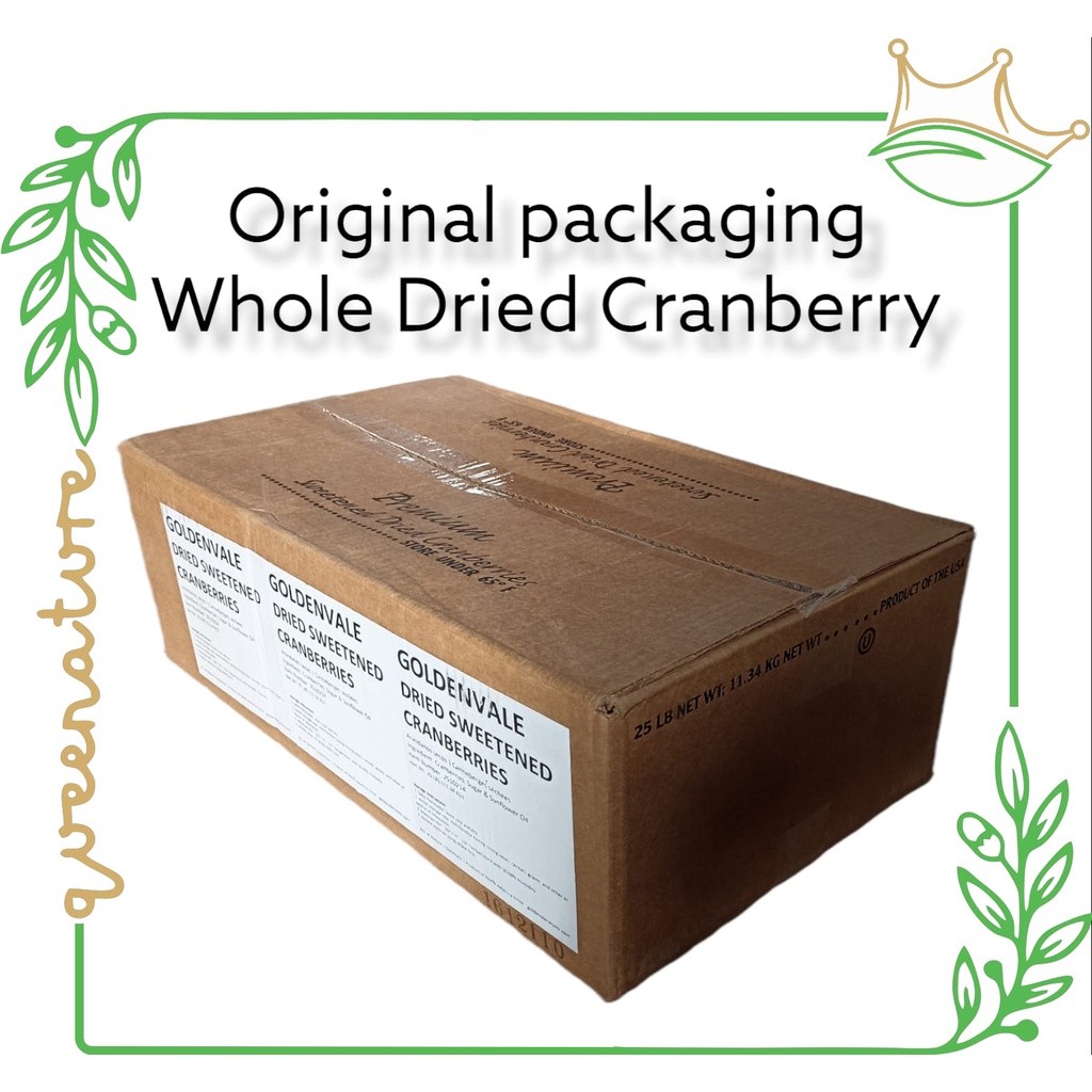 

Sensasi Lezat Whole Dried Cranberries 100 Gram / Kranberi Kering Utuh Premium Usa