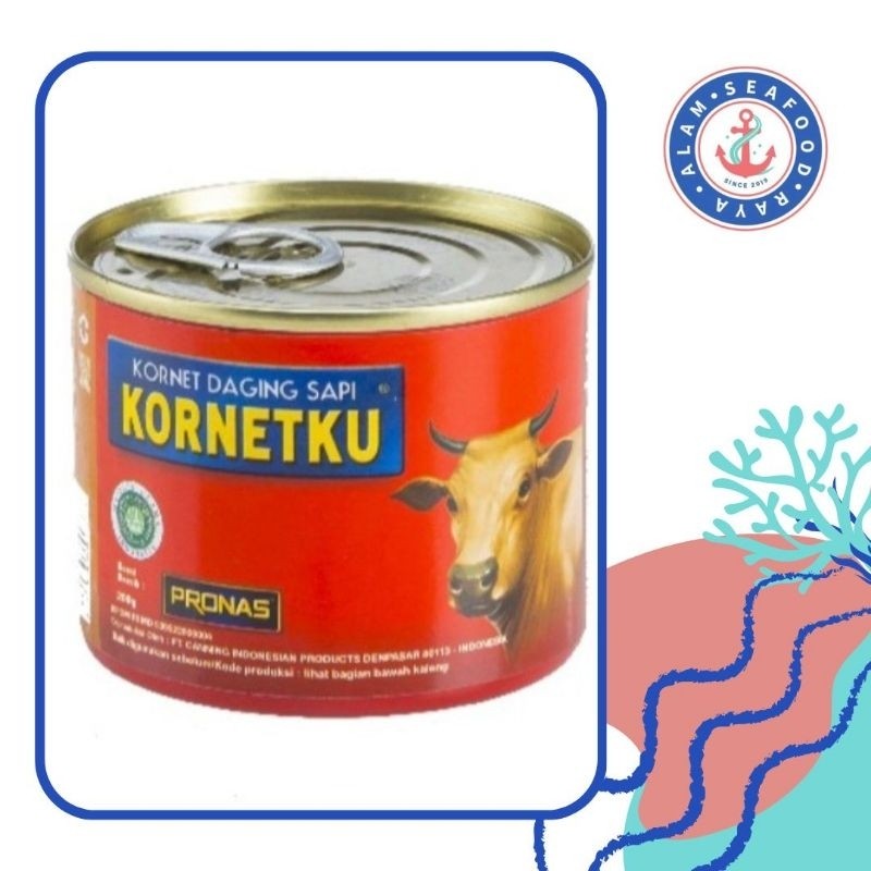 

Konter Makanan Pronas Kornetku Daging Sapi Beef Corned 200Gr