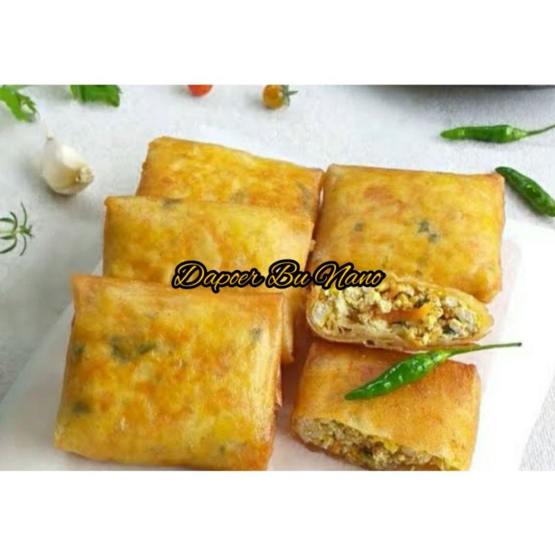 

Konter Makanan Martabak Tahu Kulit Lumpia Isi 10 Pcs Siap Makan.