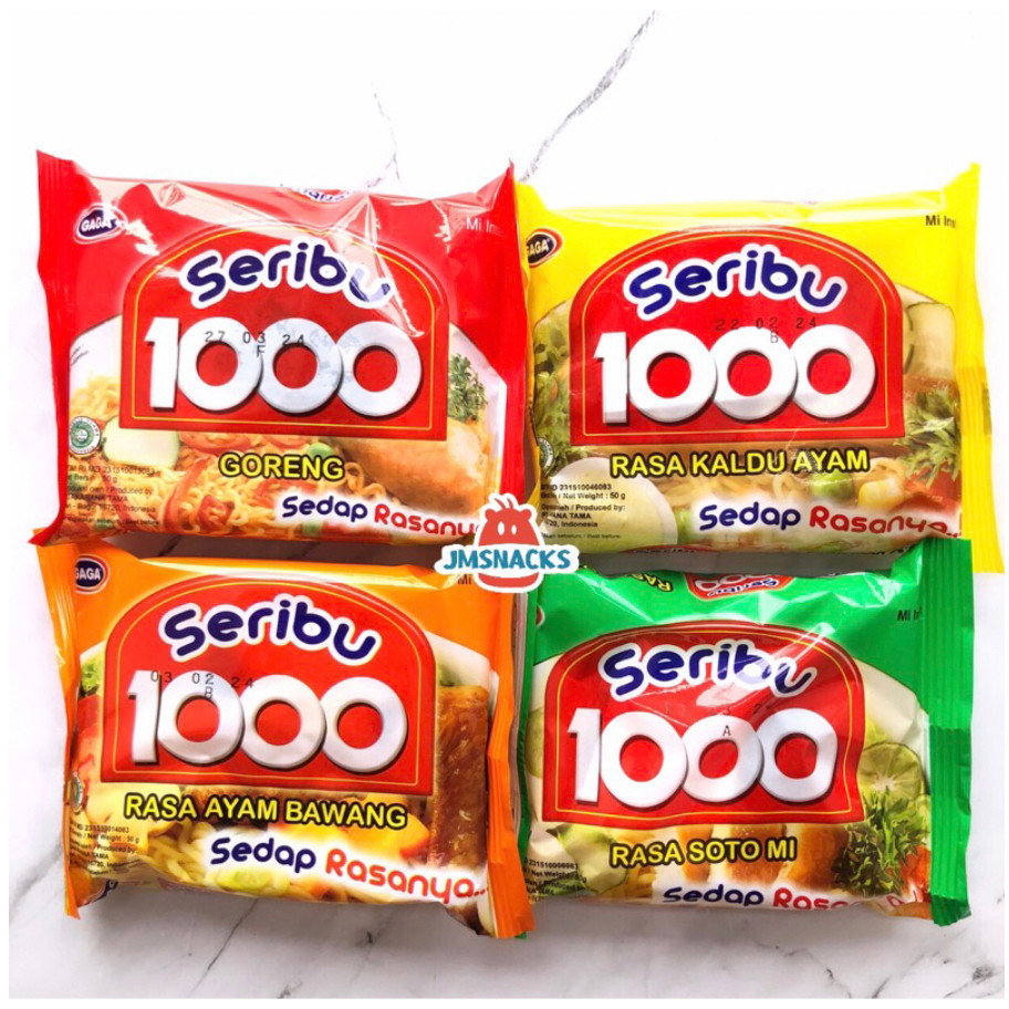 

Konter Makanan [!!] Mie Gaga 1000 Aneka Rasa 1 Dus Isi 40 Pcs - Mie Indomie Nikmat Mantap