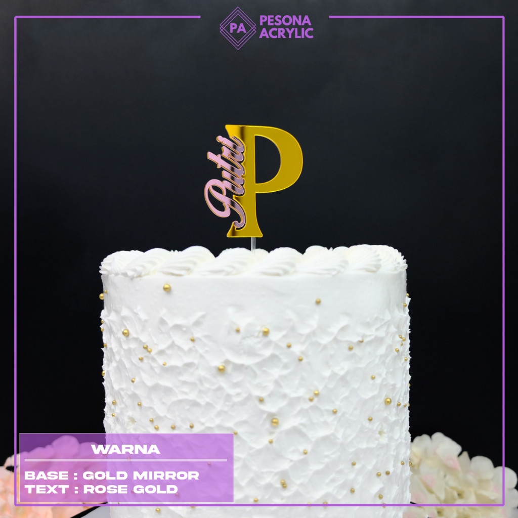 

Sensasi Lezat Topper Inisial Nama