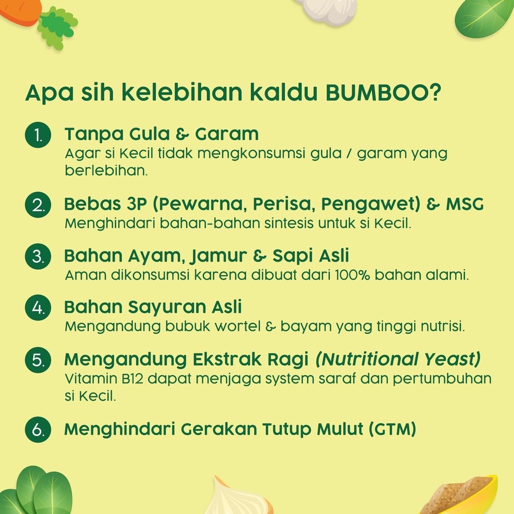 

Sensasi Lezat Bumboo Kaldu Mpasi Bayi Tanpa Gula Garam Non Msg Kaldu Ayam Sapi Jamur Bumboo Bubuk