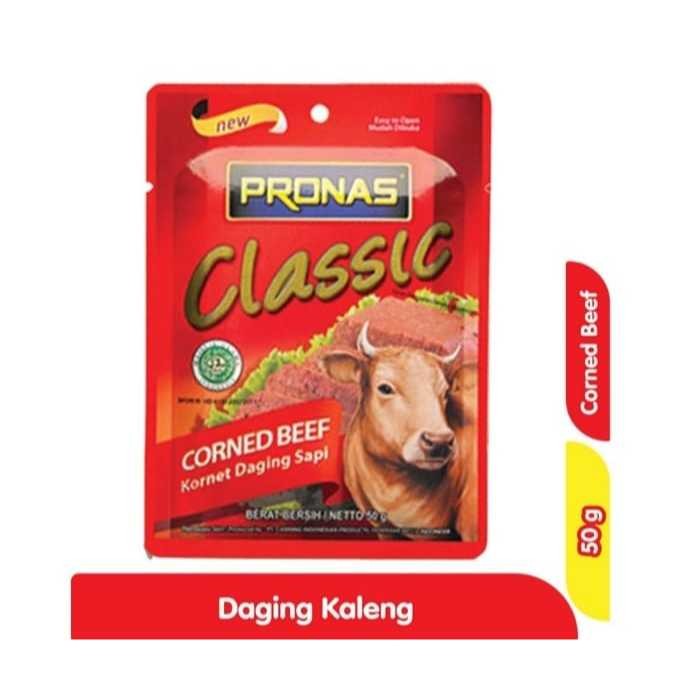 

Sensasi Lezat Pronas Classic Kornet Beef Combination Original Sachet 50G Pronas Kornet Daging Sapi