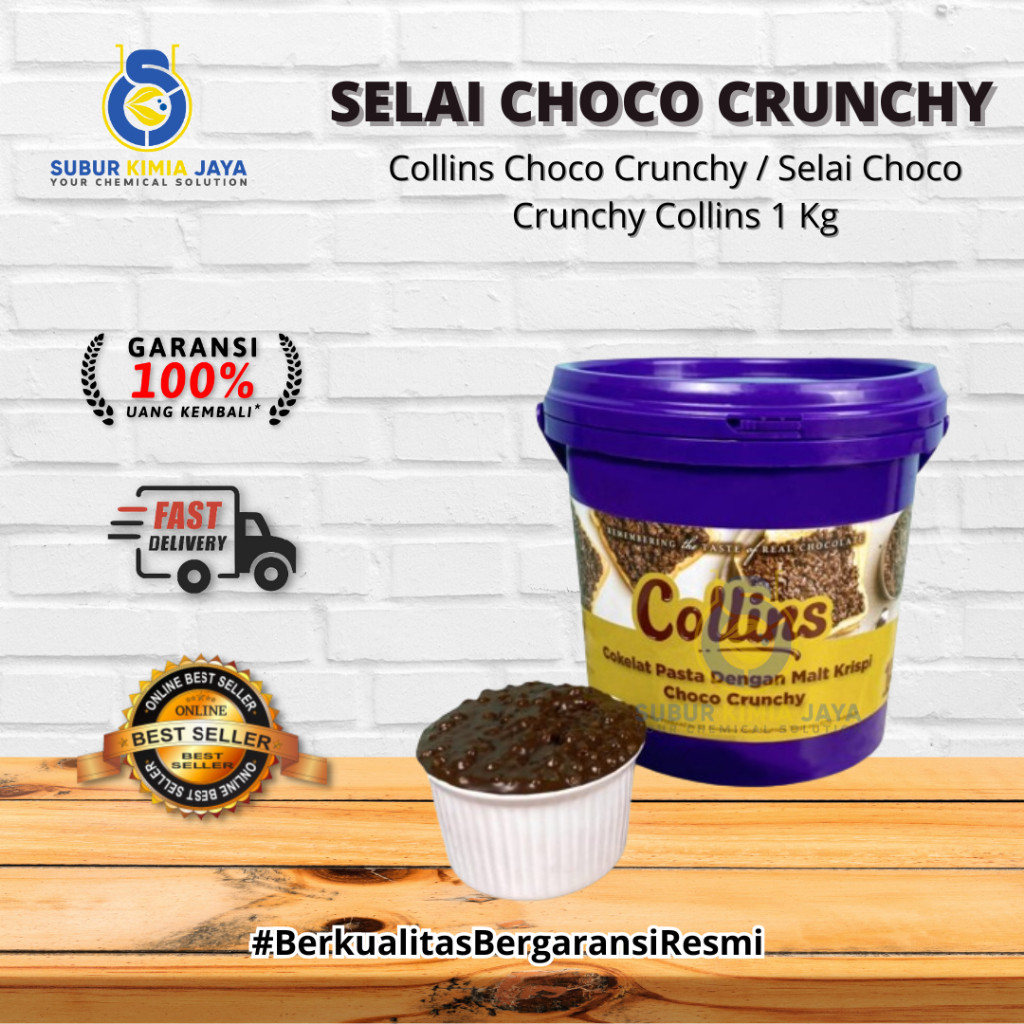 

Sensasi Lezat Collins Choco Crunchy 1Kg / Selai Choco Crunchy Collins
