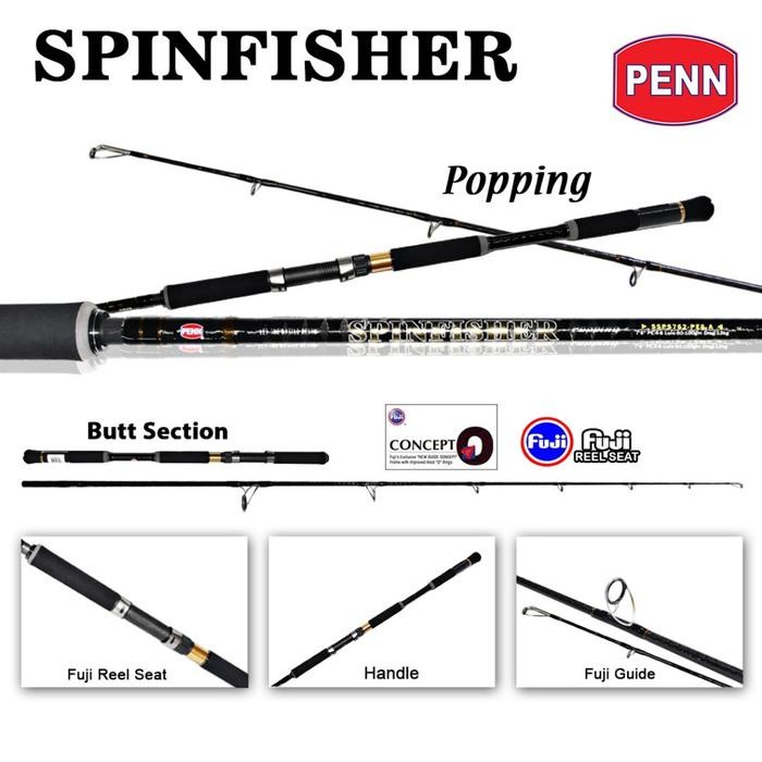 SALE  JORAN PENN SPINFISHER POPPING SPINNING ROD SSPS READYY