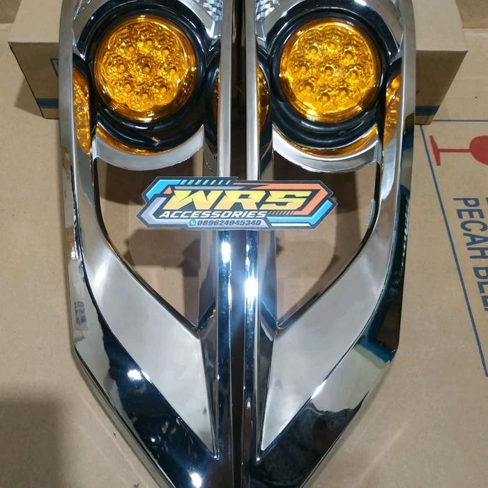 Foglamp Garnis Sigra Crome 24Volt Lampu Bus Truk Car {Ready High Quality Best Seller New}