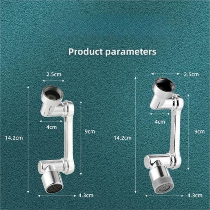 Kepala Kran Air Universal Keran Extender 1080 Derajat Faucet Extender Untuk Kamar Mandi
