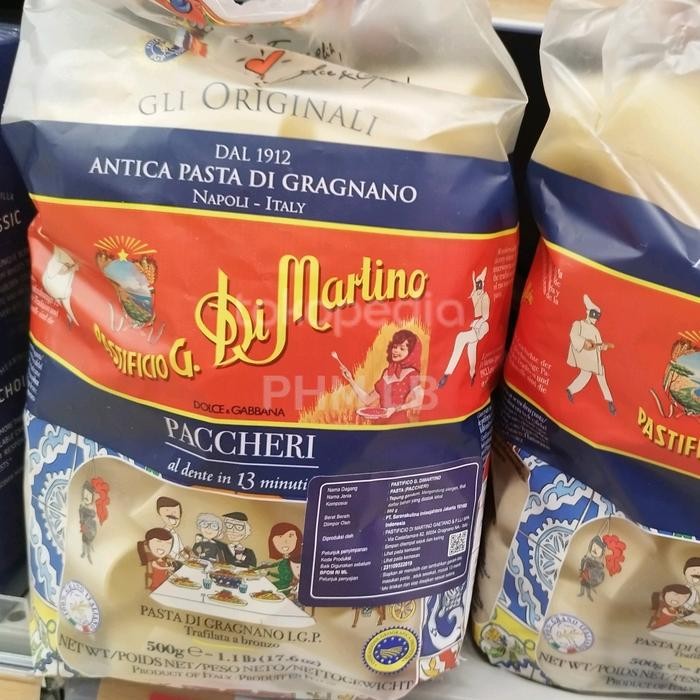 

Diskon Di Martino Paccheri Pasta 500Gr