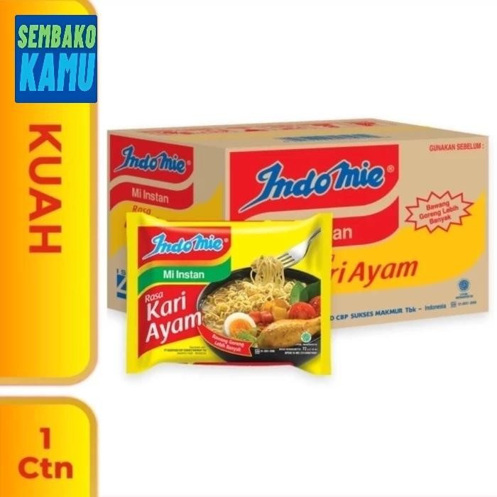 

Kualitas Terjamin Indomie Kari Ayam Karton Dus 40Pcs