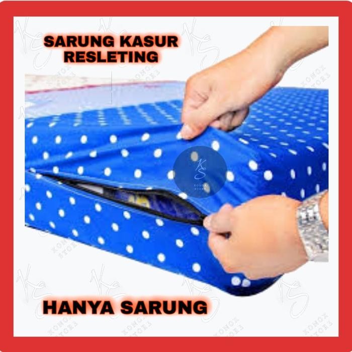 SPREI RESLETING / SARUNG KASUR BUSA SPON RESLETING MOTIF ACAK / Tinggi