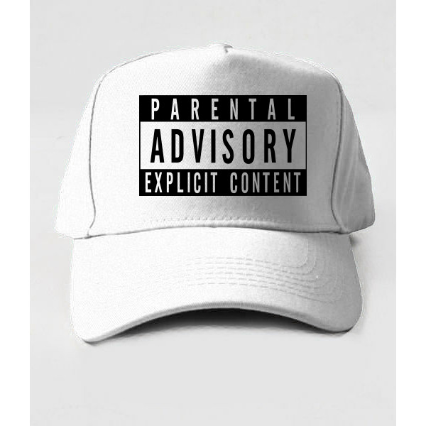 Topi Baseball Parental Advisory Explicit content Label