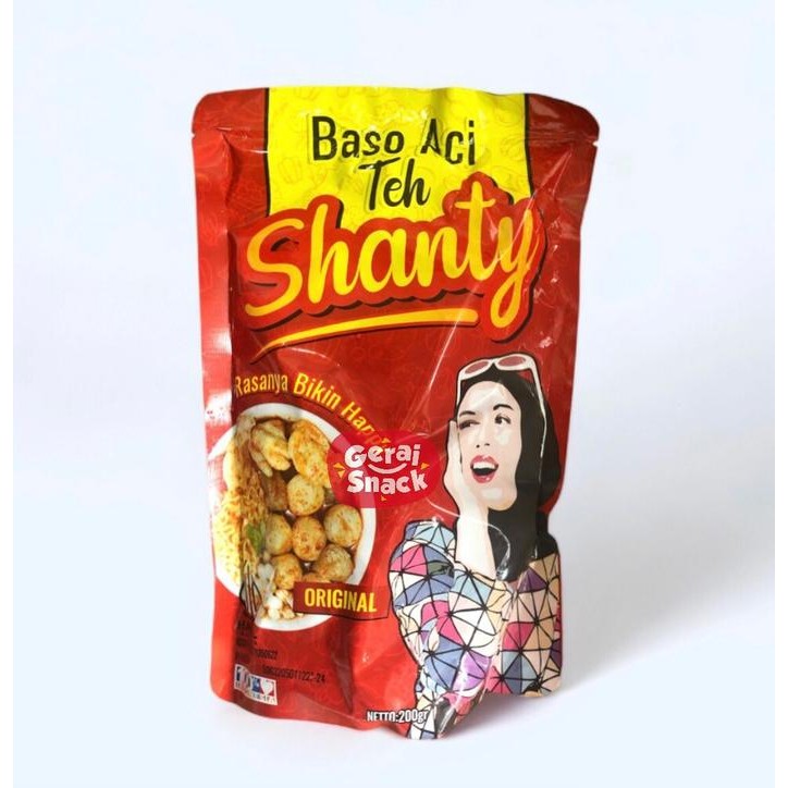 

Baso Aci Teh Shanty Original Rasa Pedas Extra Mie Kuning 200gr New