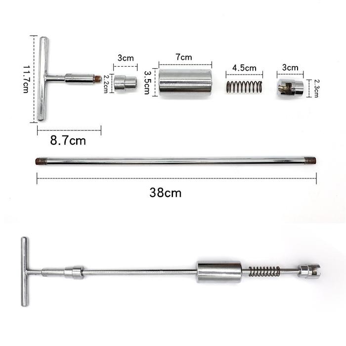 Alat Penarik Body Mobil Penyok Suction Cup T Untuk Reparasi Penyok