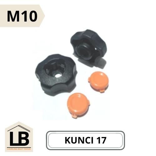 Langsung Di Co Baut Knob Star M10 - Knob Star Kunci 17 - Knop Star - Baut Knop