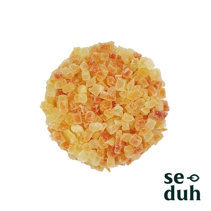

(BITS) Candied Dried Red Papaya / Manisan Buah Pepaya Merah Bits Dadu PREMIUM