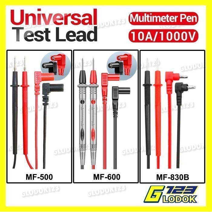 Kabel Multitester Multimeter Avometer Probe Tester Jarum Tusuk Lan *