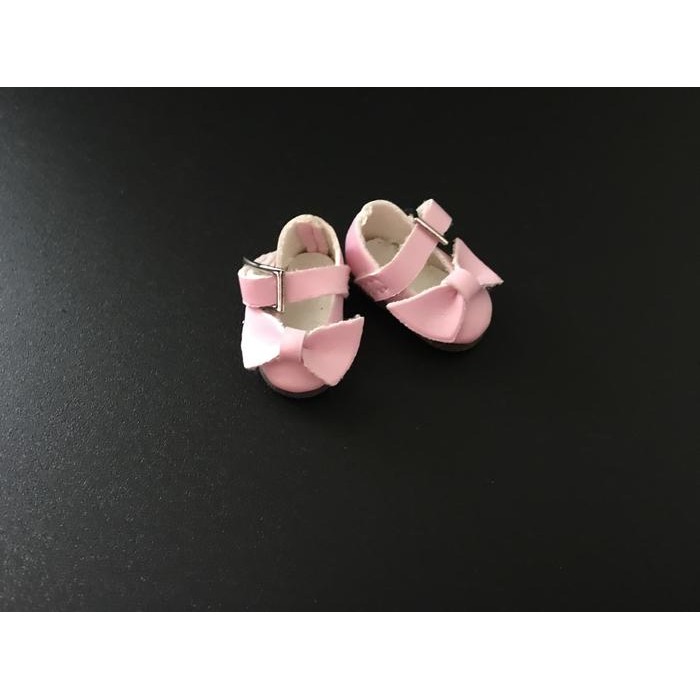 sepatu boneka blythe icy doll pink ribbon shoes lati yellow bjd setara