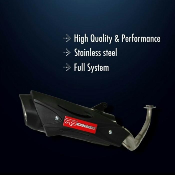 KNALPOT R9 MISANO MX KING, JUPITER MX, SONIC, SUPRA GTR, SATRIA FU