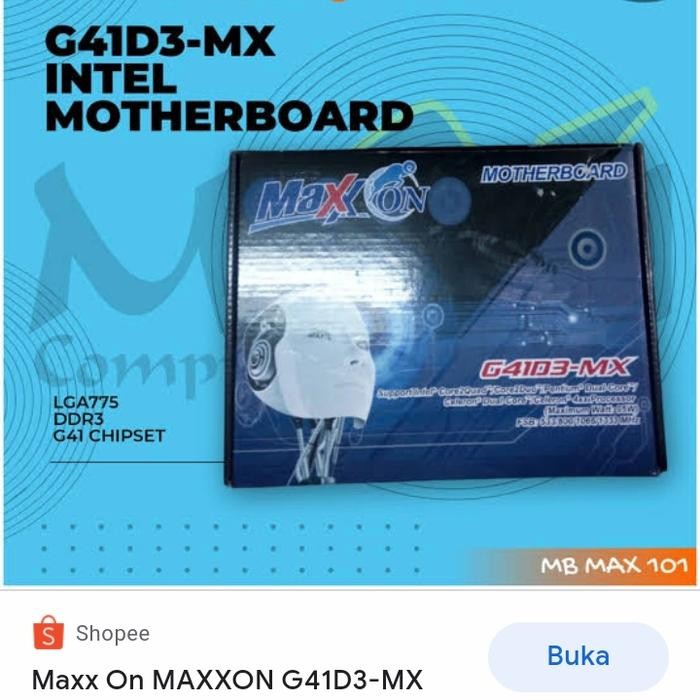 MOTHERBOARD G41 INTEL LGA 775