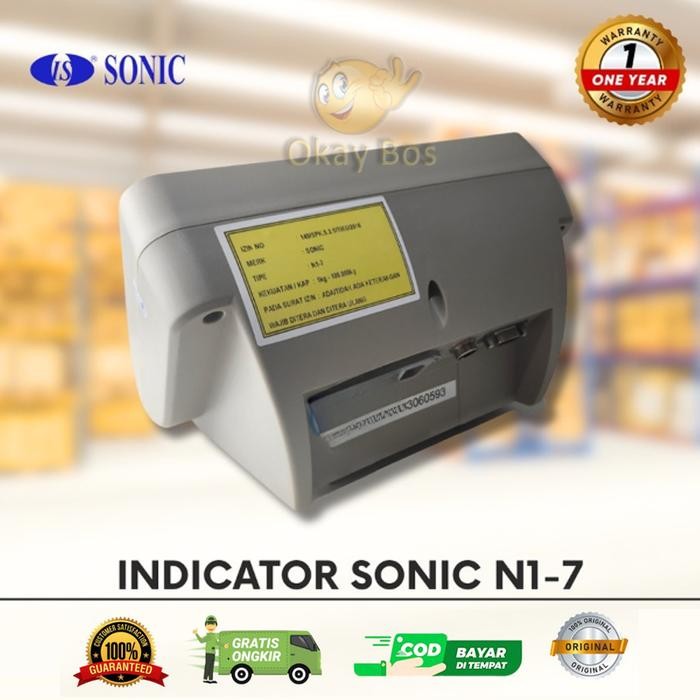 SONIC N1-7 TIMBANGAN TERNAK LOADBAR 2 TON TIMBANGAN DIGITAL ANTI KARAT & KOKOH COCOK PETERNAKAN