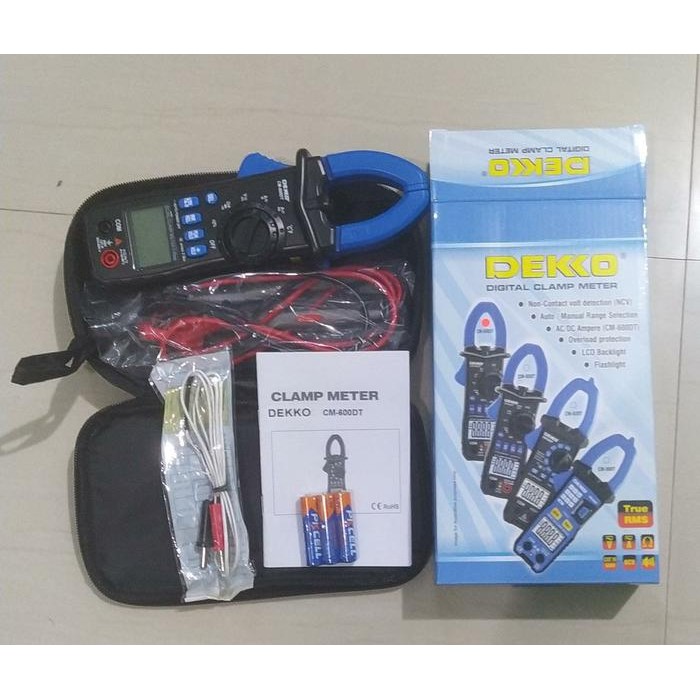 DEKKO CM-600DT DIGITAL CLAMP METER TERMURAH