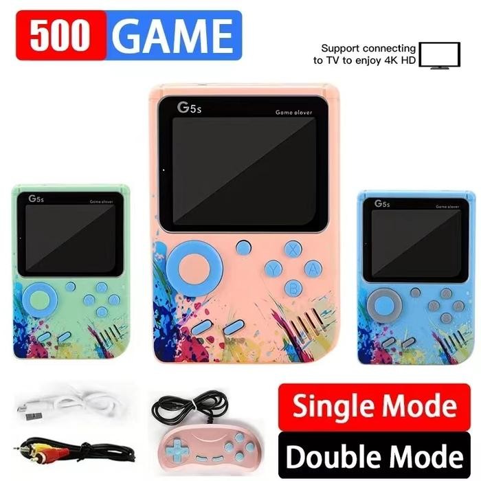 Gameboy Game Bot Player Mini Genggam Konsol Game 500-in-1 Game Arcade Dingdong Gamepad