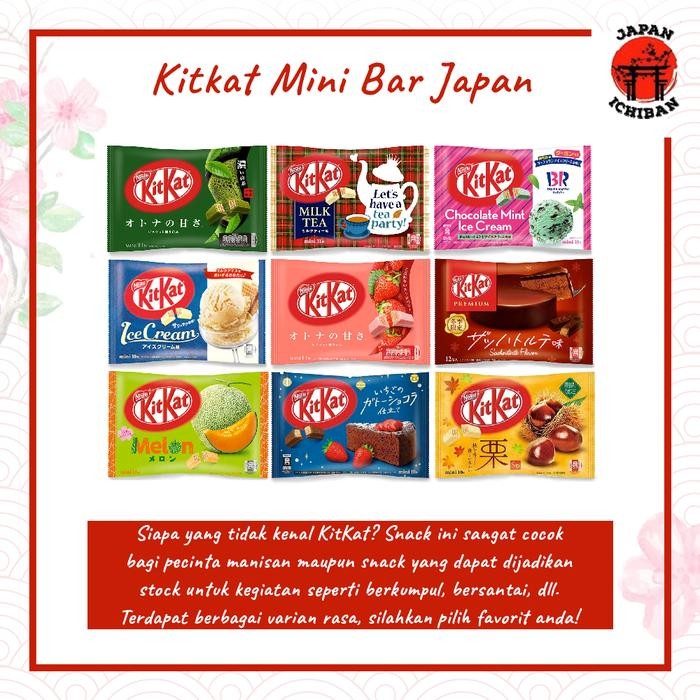 

Nestle Kitkat Mini Bar Camilan Cokelat Bestseller Original Japan New
