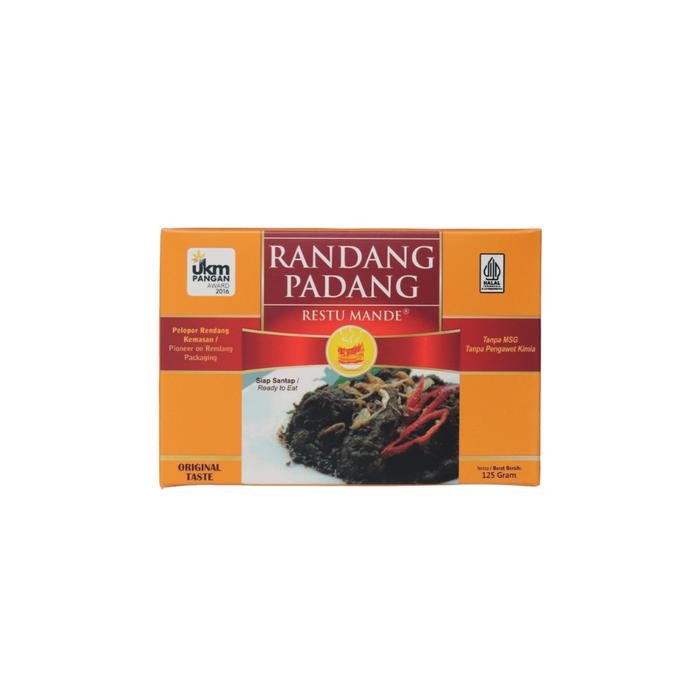 

Rendang Restu Mande : Sapi Hot 125 gram New