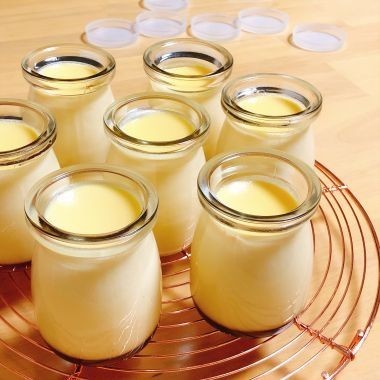(Allthebest) Toples Jar Kaca Botol Jar Kaca Pudding Jar Jar Yoghurt + Tutup