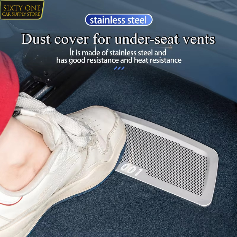 For 24-25 of ZEEKR 001 under the seat air mask, metal dust net, car interior accessories Ventilation