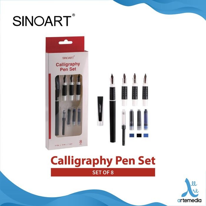 

Gilang_Store Pena Kaligrafi Sinoart Calligraphy Fountain Pen Set