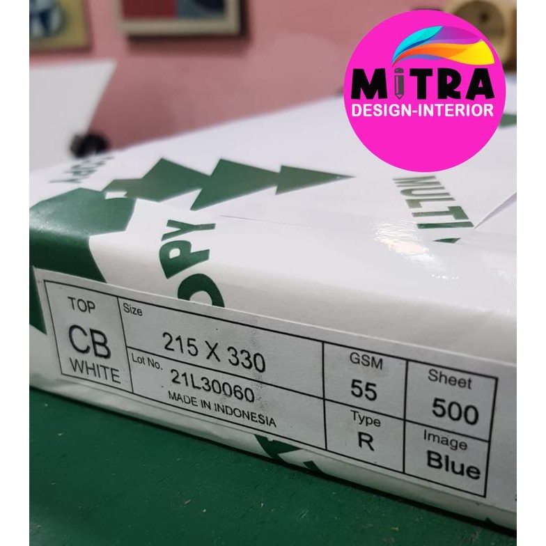 

KERTAS NCR TOP PUTIH/WHITE 1RIM 500 LEMBAR UKURAN FOLIO/F4