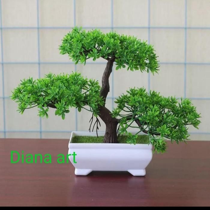 (Allthebest) bonsai sakura merah/bonsai sakura hijau/bonsai artificial termurah