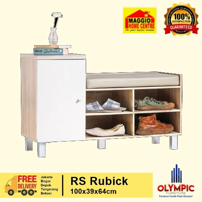 RAK SEPATU OLYMPIC - LEMARI SEPATU CAFE - RS RUBIK - OLYMPIC
