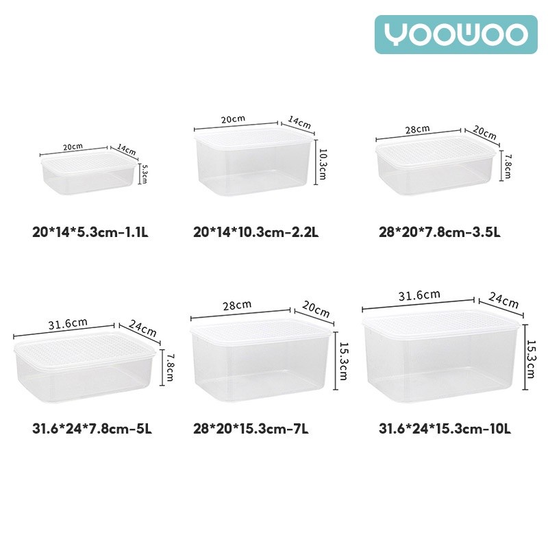 STORAGE LEMARI ES / KOTAK PENYIMPANAN /TOPLES PLASTIK BENING / TOPLES PLASTIK /PERLENGKAPAN