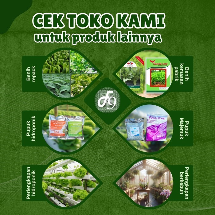 (Allthebest) Paket Benih Bibit Sayuran Daun Lengkap 10 Jenis Benih Sayuran