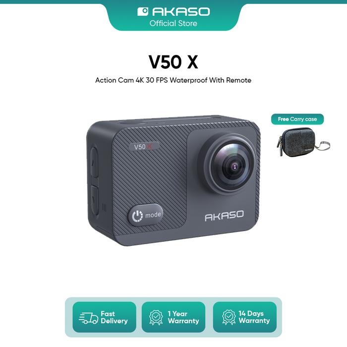 Kingma Kamera - Akaso V50 X Action Cam 4K 30 Fps Waterproof With Remote