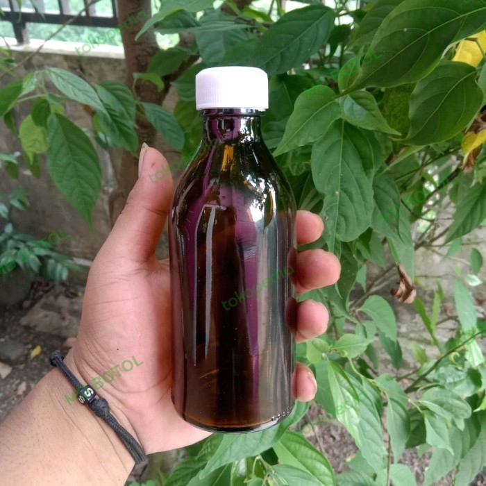 (Allthebest) BOTOL KACA COKLAT 200 ML / BOTOL COKLAT / BOTOL KACA
