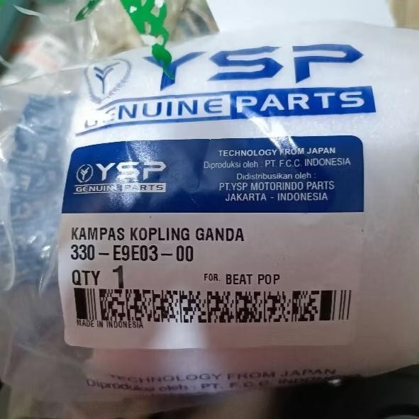 Kampas Ganda K44 Beat Pop, Beat Esp 2015 Genuine Fcc