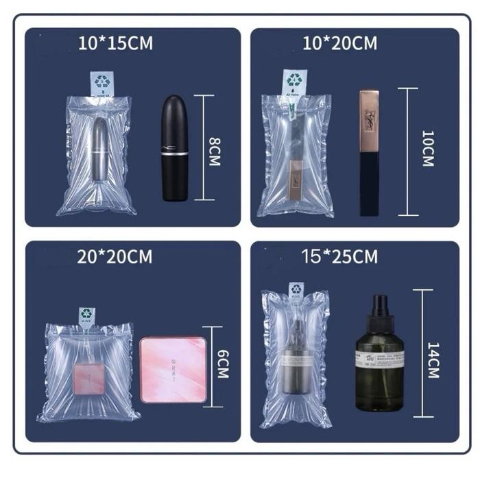 

GotSeef 50Pcs 1020 1525cm AIBubble Wrap Inflatable Bag Air Bag Pillow Bantalan kantong Udara Untuk