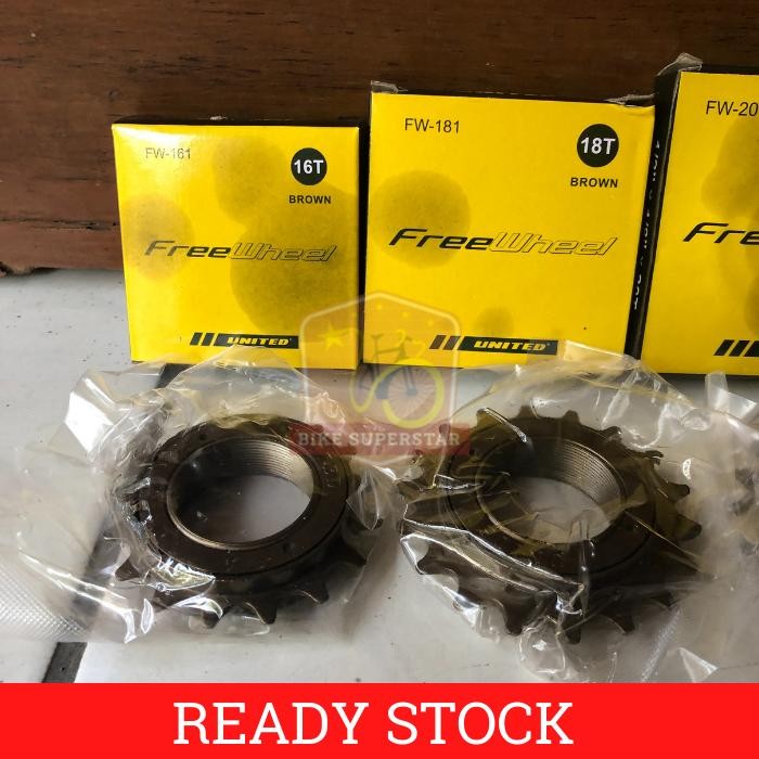 Freewheel / Gear Belakang Sepeda United 16T / 18T / 20T / 22T / 24T #Gratisongkir
