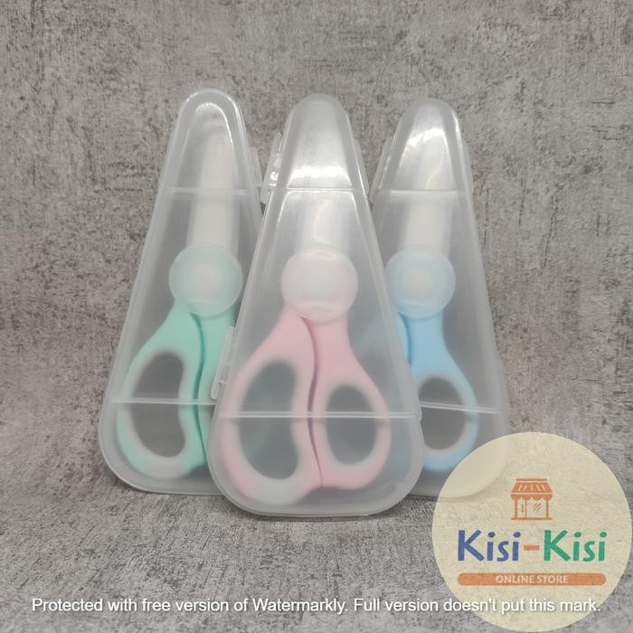 

DISKON Baby food scissors - gunting keramik - gunting makanan bayi READY STOCK