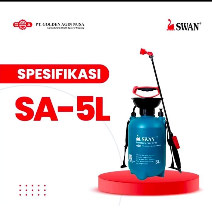 swan 5 liter/sprayer swan 5L tabung hijau original