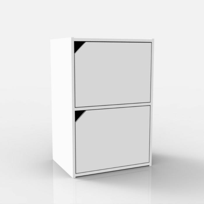 Rak Lemari Serbaguna / Rak Buku Pintu Minimalis / Rak Buku Susun 2 Furniture Gratisongkir