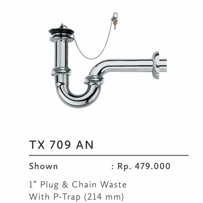 Terbagus Afur Pembuangan Air Leher Angsa Wastafel Set Pipa Toto Tx 709 An